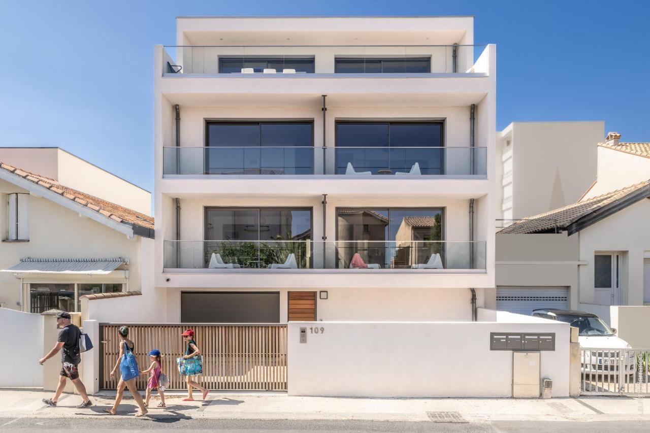 Superbe T2 neuf, climatisé 2nd ligne, balcon, jardin, prestations haut de gamme Carnon-Plage Exterior foto